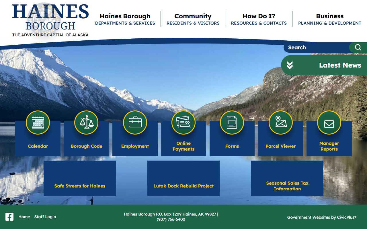 Haines borough 72 hour booking official website records portal