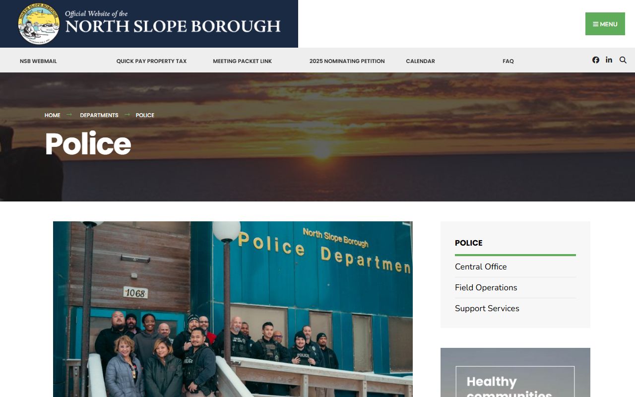 north slope 72 hour booking borough police department